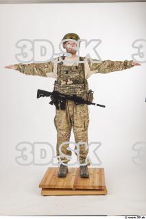 Soldier in American Army Military Uniform 0060